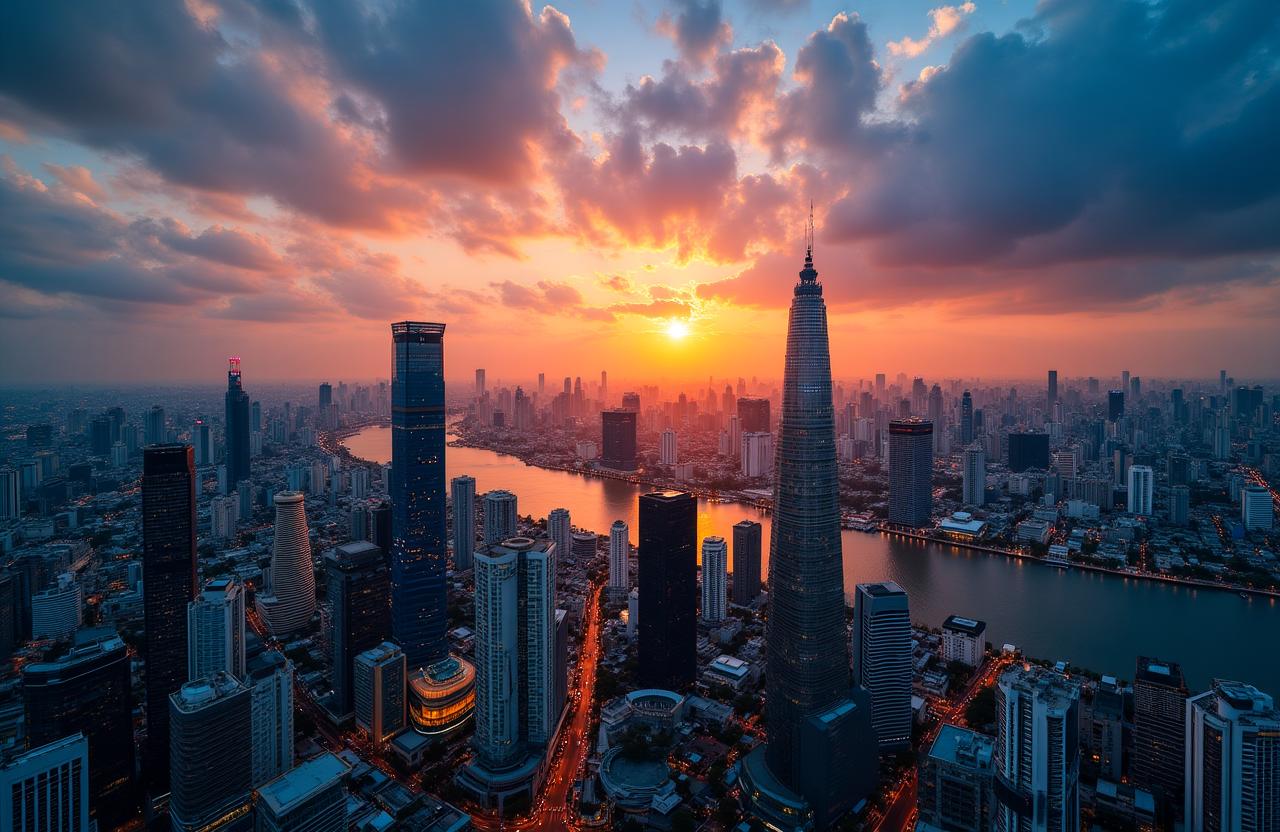 วิวสำนักงานที่ปรึกษาในกรุงเทพมหานคร